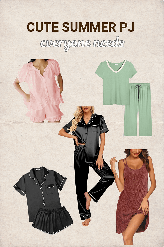 Cute Summer PJs for this summer