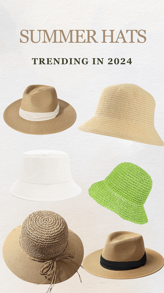 Summer beach hats 2024