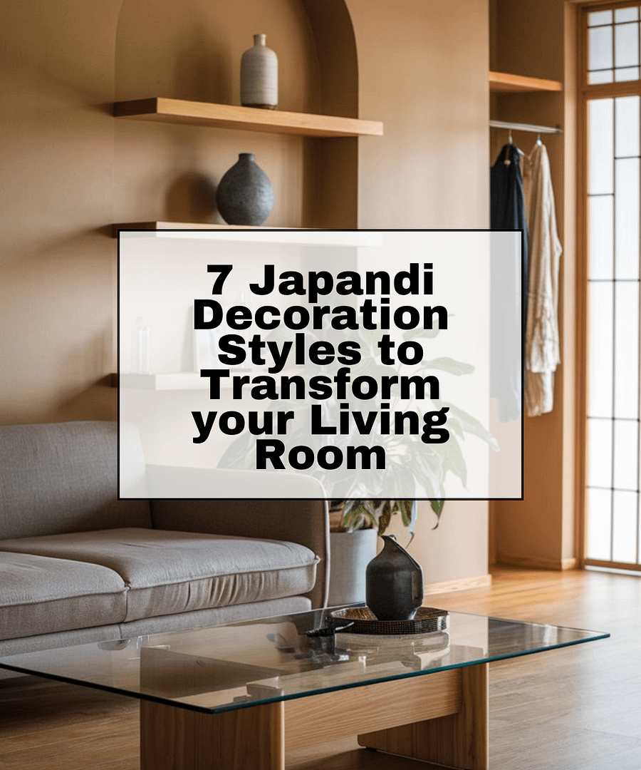 Japandi Decoration to transform your living room