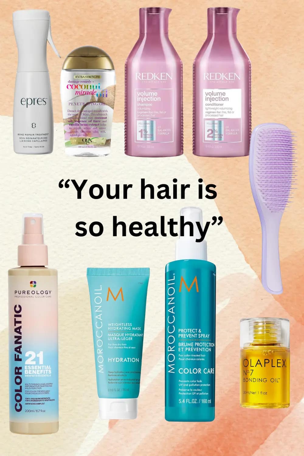 Hair care routine