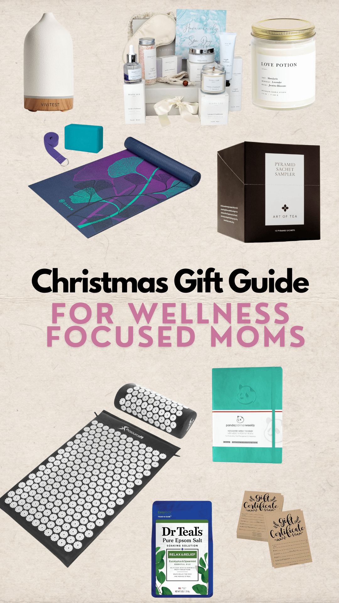 Christmas Gift Guide for Wellness Focused Moms